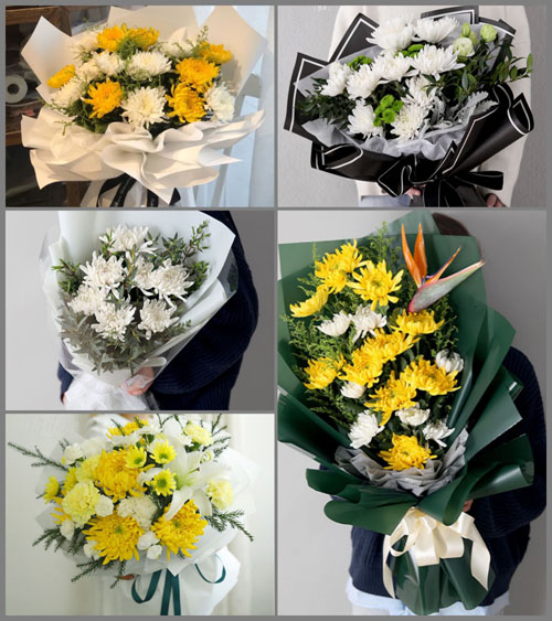 北京平谷区黄松峪乡黑豆峪村白事花束代送